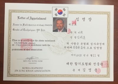 Appointment President JJK GM Rhoades